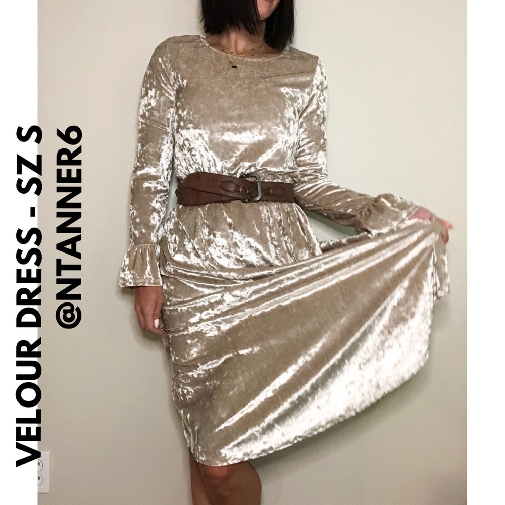 BEAUTIFUL VELOUR DRESS